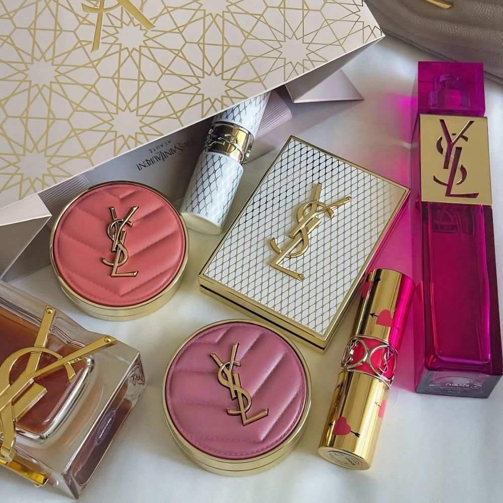 Phấn Má Hồng Yves Saint Laurent YSL Make Me Blush Bold Blurring 44 Nude Lavalliere Màu Hồng Đào