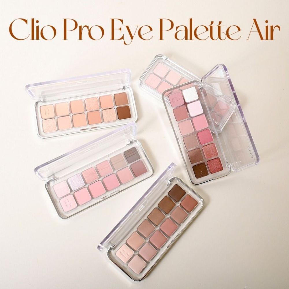 Bảng Phấn Mắt Clio 12 Ô Pro Eye Palette Air 7.2g