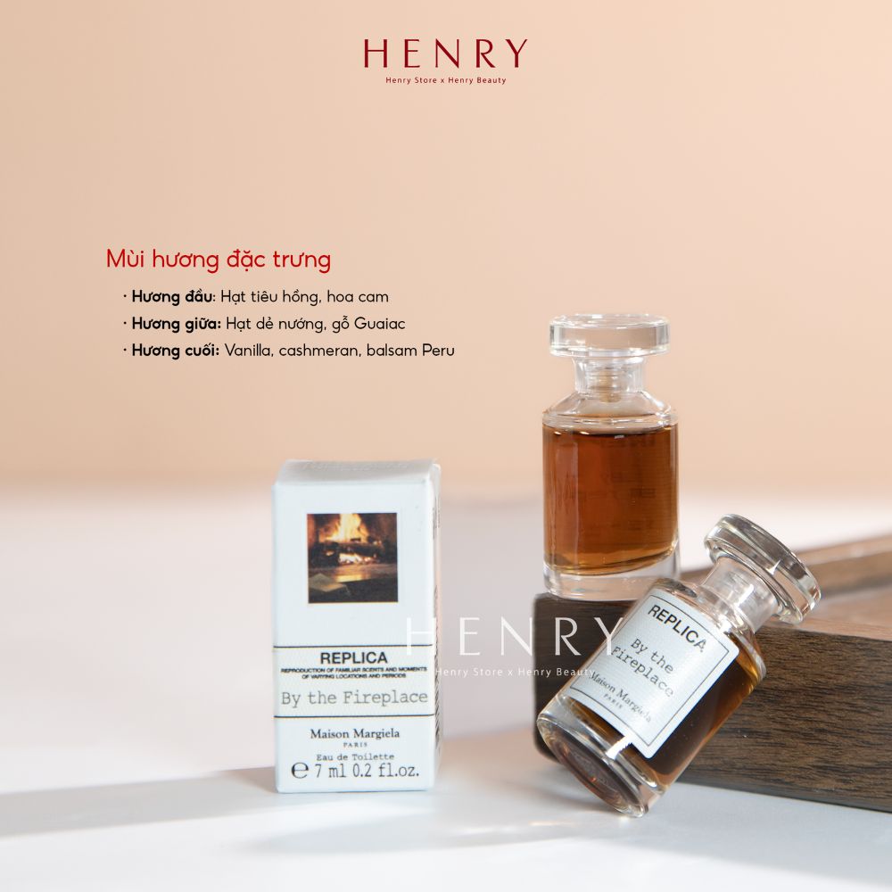 [Mini] Nước Hoa Maison Margiela Replica By the Fireplace EDT 7ml Ấm Áp & Gợi Nhớ