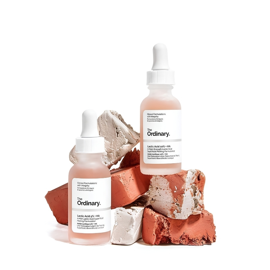 Serum The Ordinary Lactic Acid 5% + HA 30ml – Tẩy Tế Bào Chết Hóa Học, Hỗ Trợ Làm Mịn Và Sáng Da