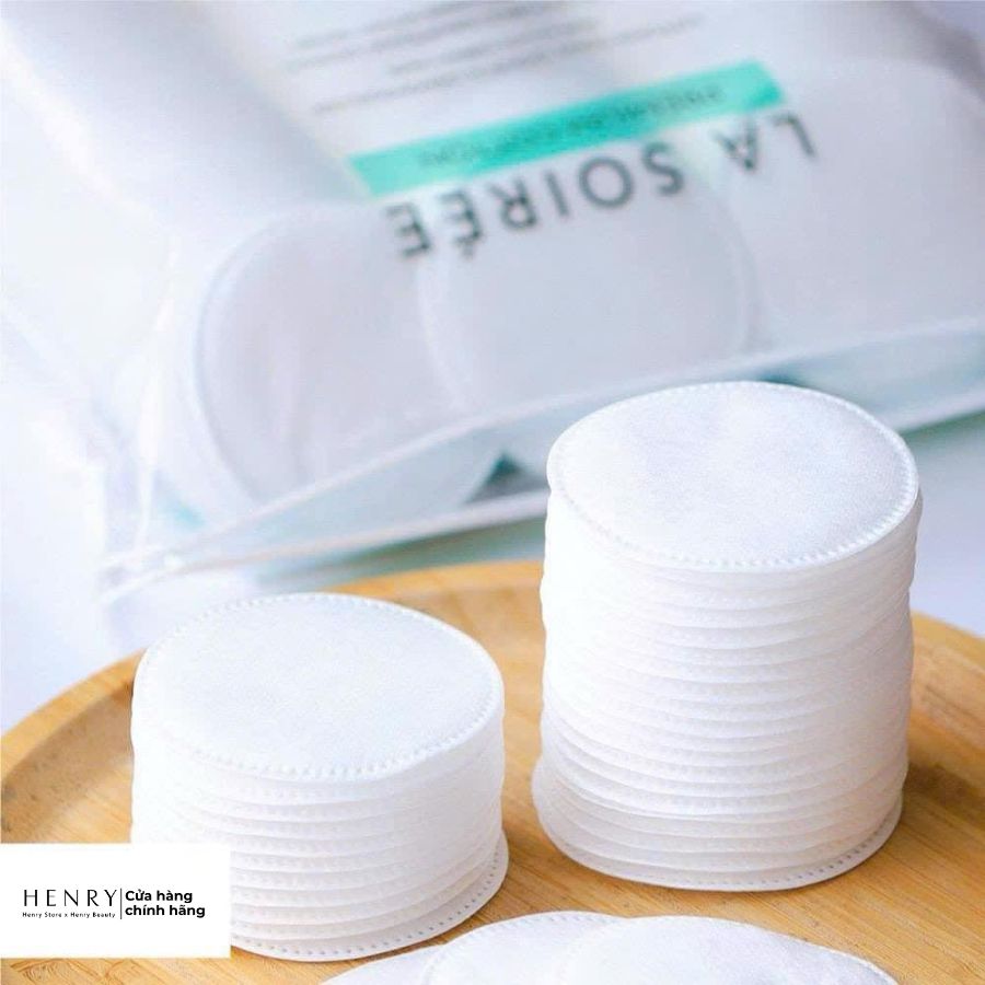 Bông Tẩy Trang La Soirée Premium Cotton 225 Miếng Tròn