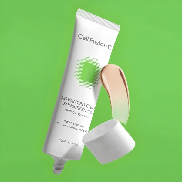 Kem Chống Nắng Cell Fusion C Advanced Clear Sunscreen 100 SPF50+ PA++++ 50ml – Kiểm Soát Dầu, Hiệu Chỉnh Tone Da