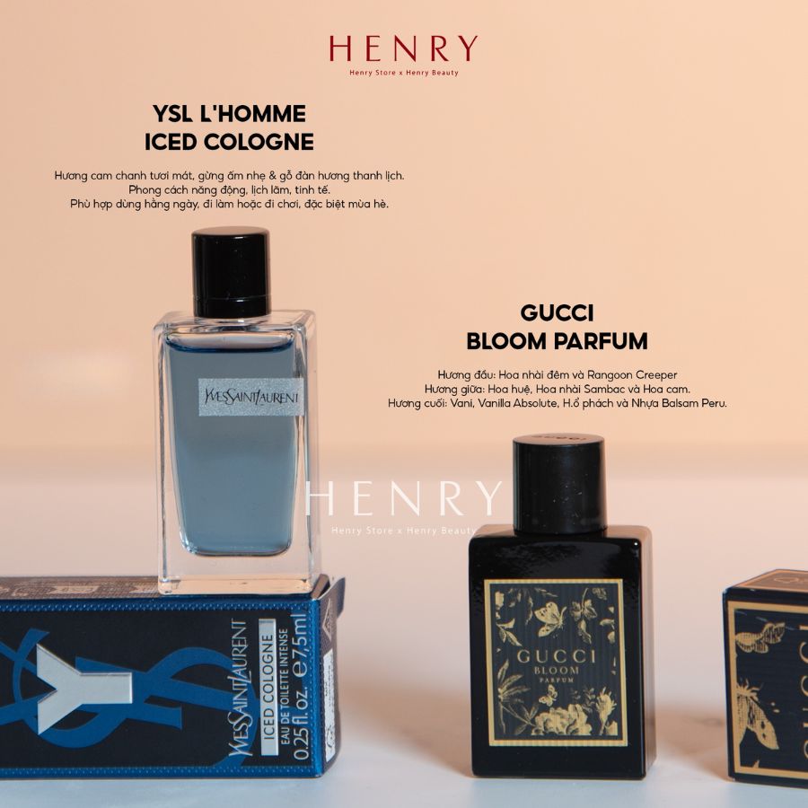 [Minisize] Nước Hoa Nữ Gucci Bloom Parfum 5ml Đen Huyền Bí & Quyến Rũ