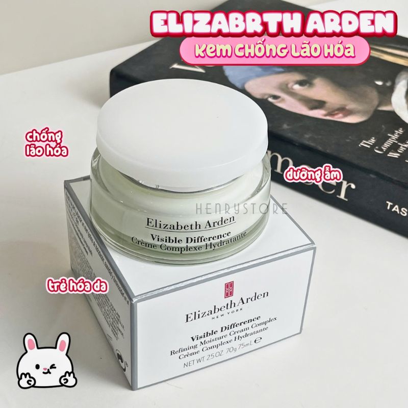 Kem Dưỡng Ẩm Trẻ Hóa Làn Da Elizabeth Arden Visible Difference Cream 75ml