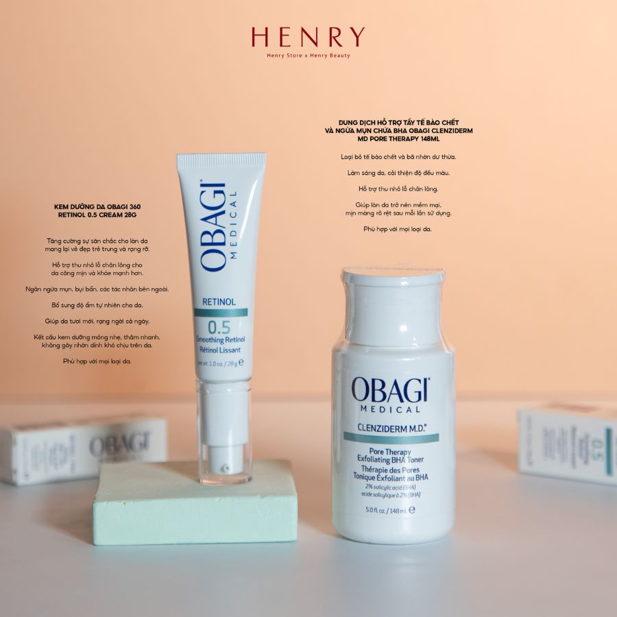 [Hàng Công Ty] Toner BHA Obagi Clenziderm M.D. Pore Therapy 148ml Kháng Viêm, Sạch Sâu Lỗ Chân Lông & Ngăn Ngừa Mụn Cấp Tốc