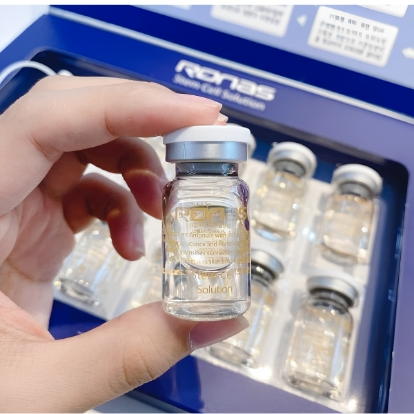 Set Serum Tế Bào Gốc Ronas Stem Cell Solution 5ml – Tinh Chất Chiết Xuất Thực Vật Hỗ Trợ Chăm Sóc Da