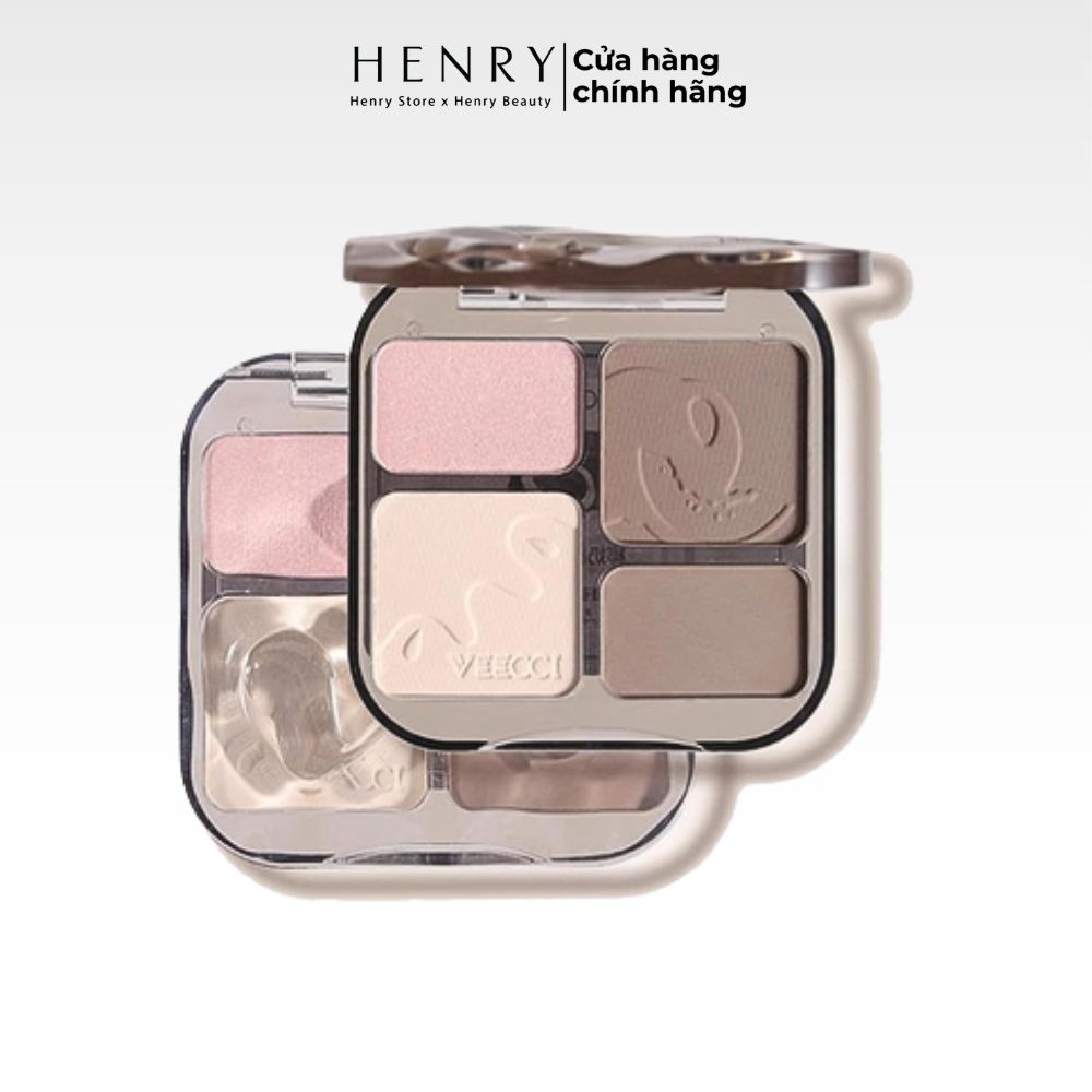 Phấn Tạo Khối & Bắt Sáng Veecci Tự Nhiên, Lâu Trôi 8g tone V02