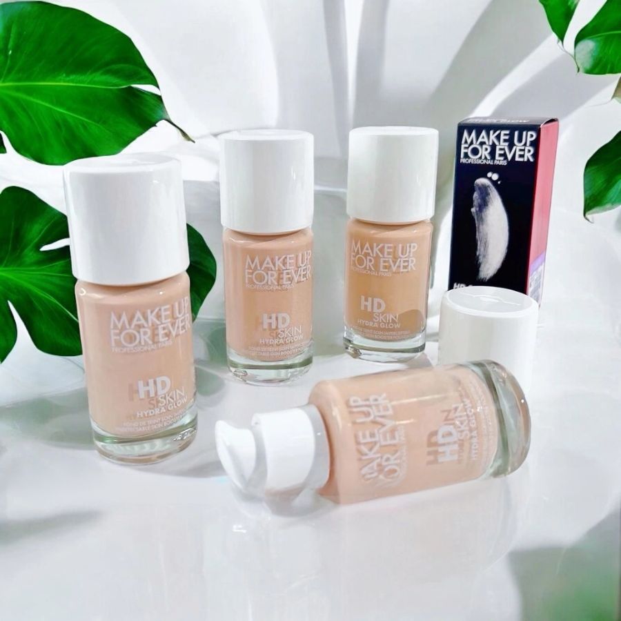[Fullsize] Kem Nền Make Up For Ever HD Skin Hydra Glow 30ml Hiệu Ứng Da Căng Bóng & Cấp Ẩm 24H