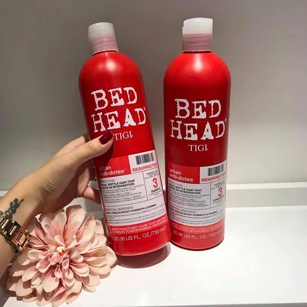 Cặp Dầu Gội Xả Tigi Đỏ Bed Head Resurrection (750ml x 2)