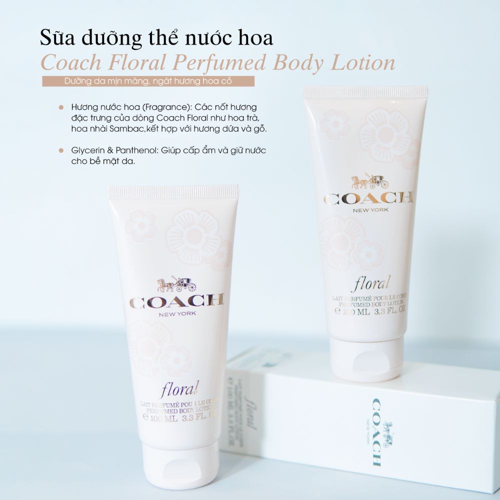 Kem Dưỡng Body Coach New York Floral 100ml