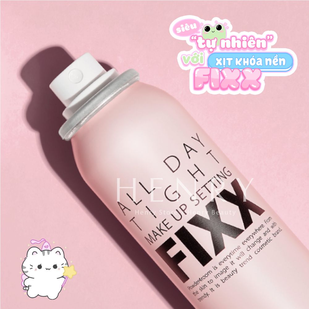 Xịt Khoá Nền So Natural All Day Tight Fixx 75ml Giữ Lớp Trang Điểm Bền Màu, Lâu Trôi