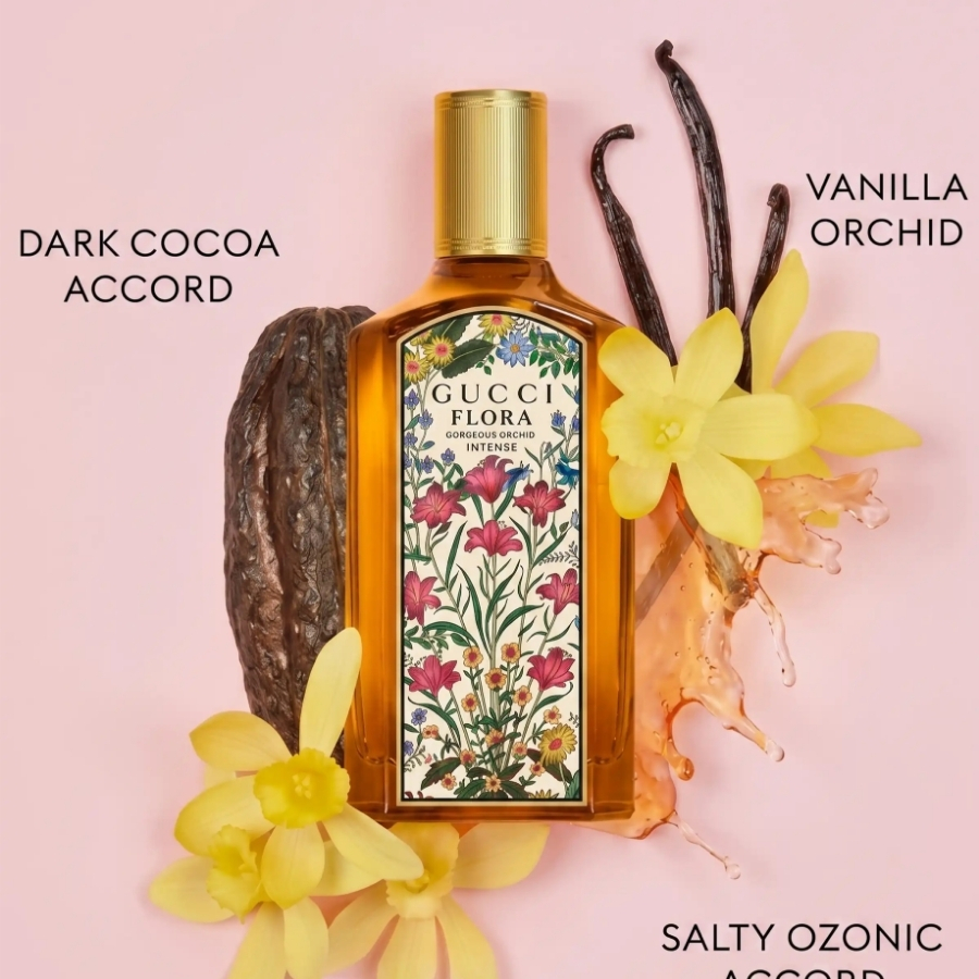 [Mini] Nước Hoa Nữ Gucci Flora Gorgeous Orchid Intense EDP 5ml – Hương Vanilla Hoa Lan Ngọt Ngào, Quyến Rũ