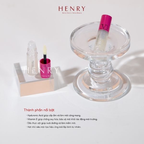 Son Kem Bóng Valentino Puffer Gloss 3.9ml – Hiệu Ứng Glass Lips Căng Mọng, Lấp Lánh