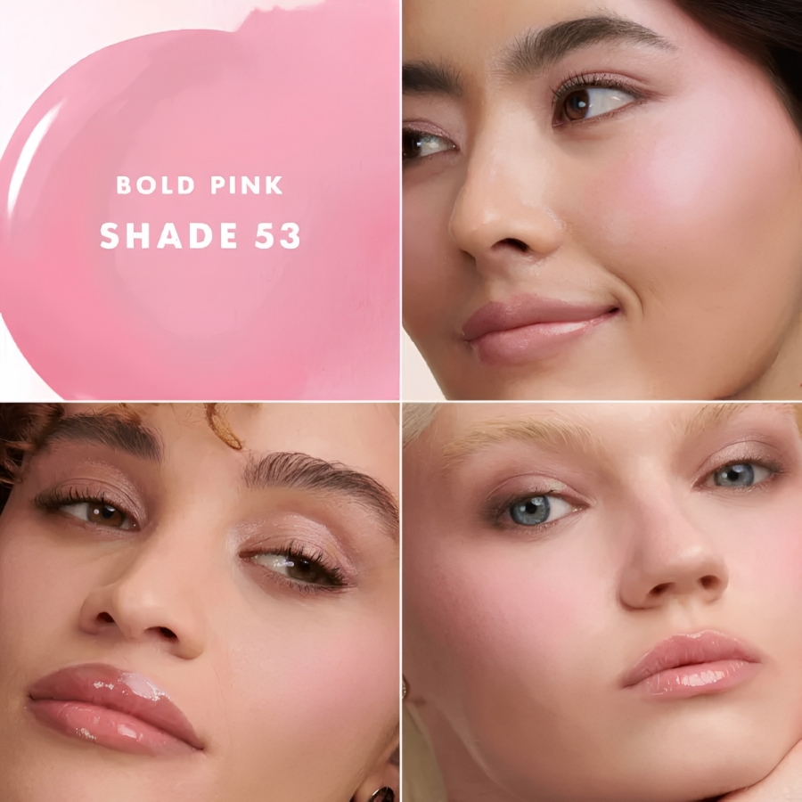 Phấn Má Hồng Armani Luminous Silk Cheek Tint #53 Bold Pink – Má Hồng Dạng Lỏng Hồng Tươi, Bền Màu Đến 12 Giờ