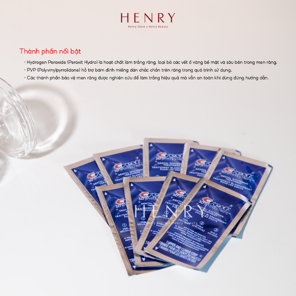 [CHÍNH HÃNG + GÓI LẺ] Miếng Dán Trắng Răng Crest 3D Whitestrips Professional Transformation & Monthly Brightener – Trắng Sáng Chuẩn Nha Khoa Tại Nhà