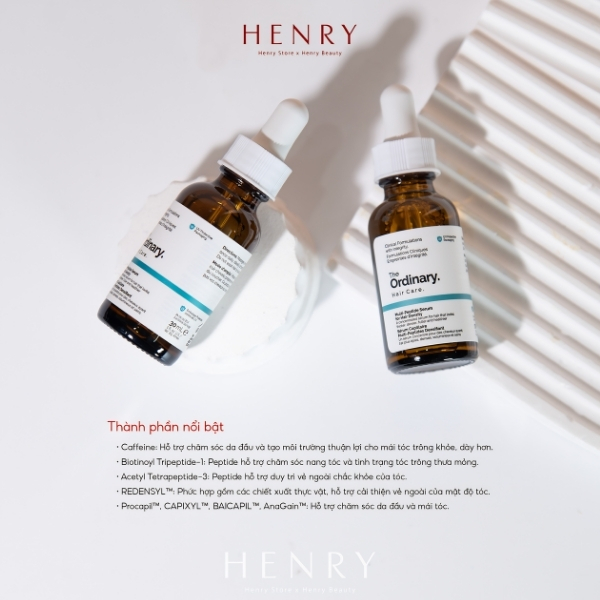 Serum Tóc The Ordinary Multi-Peptide For Hair Density 30ml – Hỗ Trợ Tóc Trông Dày Và Khỏe Hơn