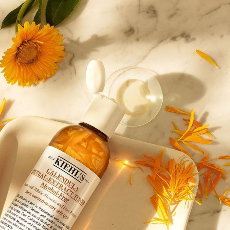 [XT] Nước Hoa Hồng Hoa Cúc Kiehl's Calendula Herbal Extract Alcohol-Free Toner 250ml/ 500ml Làm Dịu & Phục Hồi Làn Da