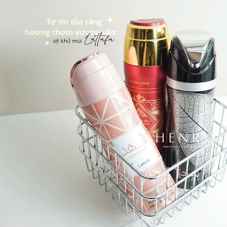 Xịt Thơm Toàn Thân Lattafa Bade'e Al Oud Sublime Body Spray 200ml