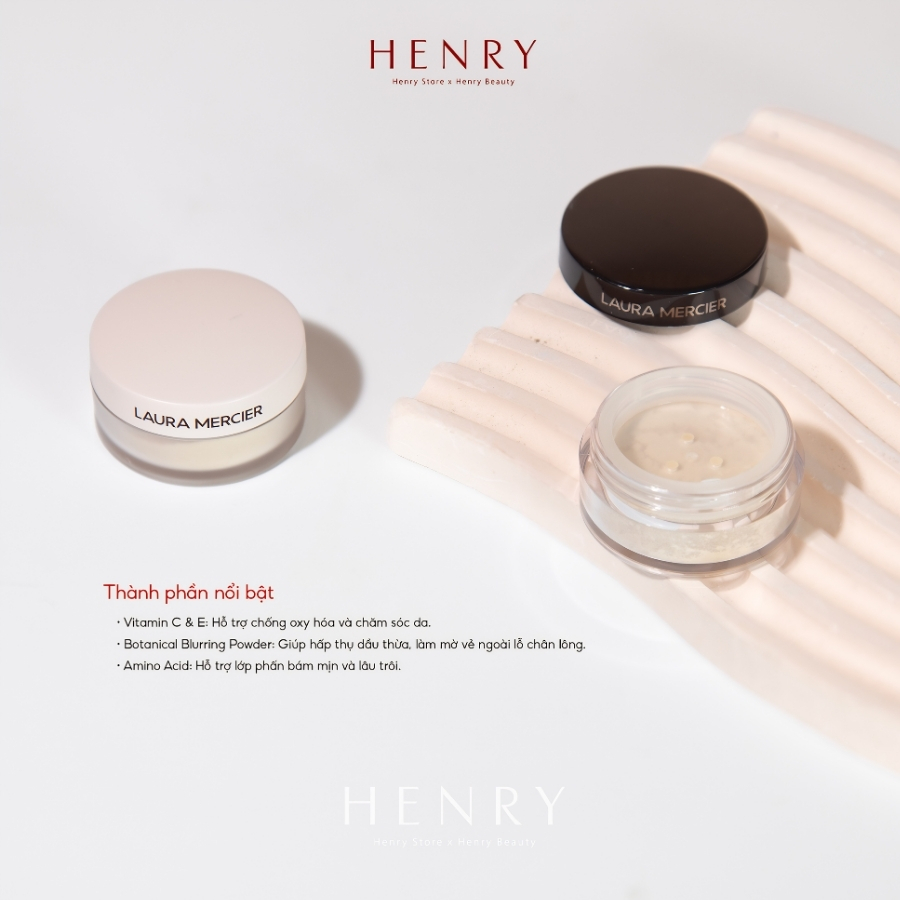 [Mini] Phấn Phủ Laura Mercier Translucent Loose Setting Powder 1.5g – Phấn Phủ Bột Mịn, Kiềm Dầu & Cố Định Lớp Makeup