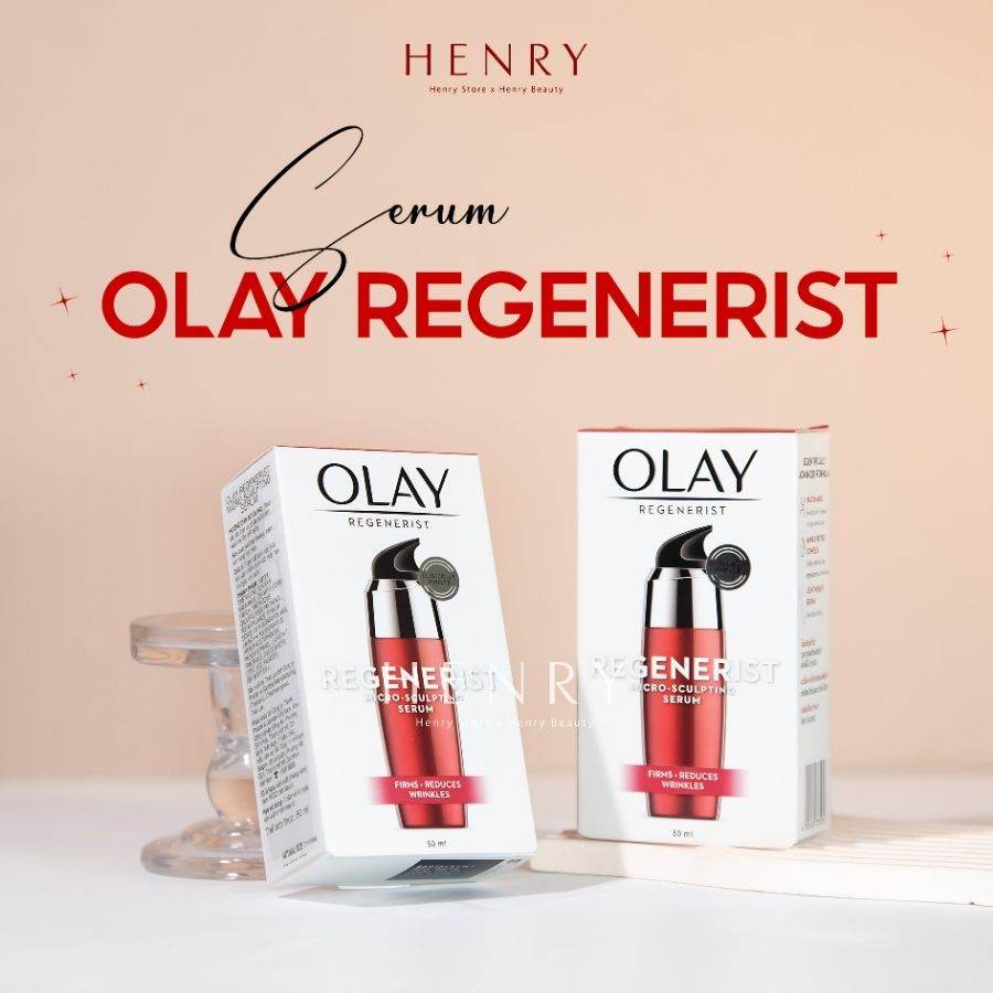 Serum Olay Regenerist Micro-Sculpting Super Serum 50ml – Dưỡng Ẩm, Hỗ Trợ Săn Chắc & Cải Thiện Dấu Hiệu Lão Hóa