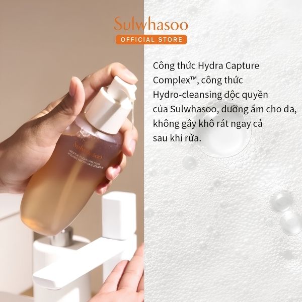 [Fullbox] Sữa Rửa Mặt Sulwhasoo Gentle Cleansing Foam 25ml – Làm Sạch Dịu Nhẹ, Dưỡng Ẩm Cho Làn Da Mềm Mịn