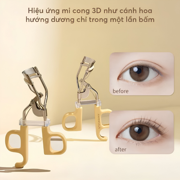 Kẹp Bấm Mi Amortals Soaring-To-Curl Eyelash Curler 57g – Tạo Độ Cong Tự Nhiên, Giúp Hàng Mi Trông Dài Và Quyến Rũ