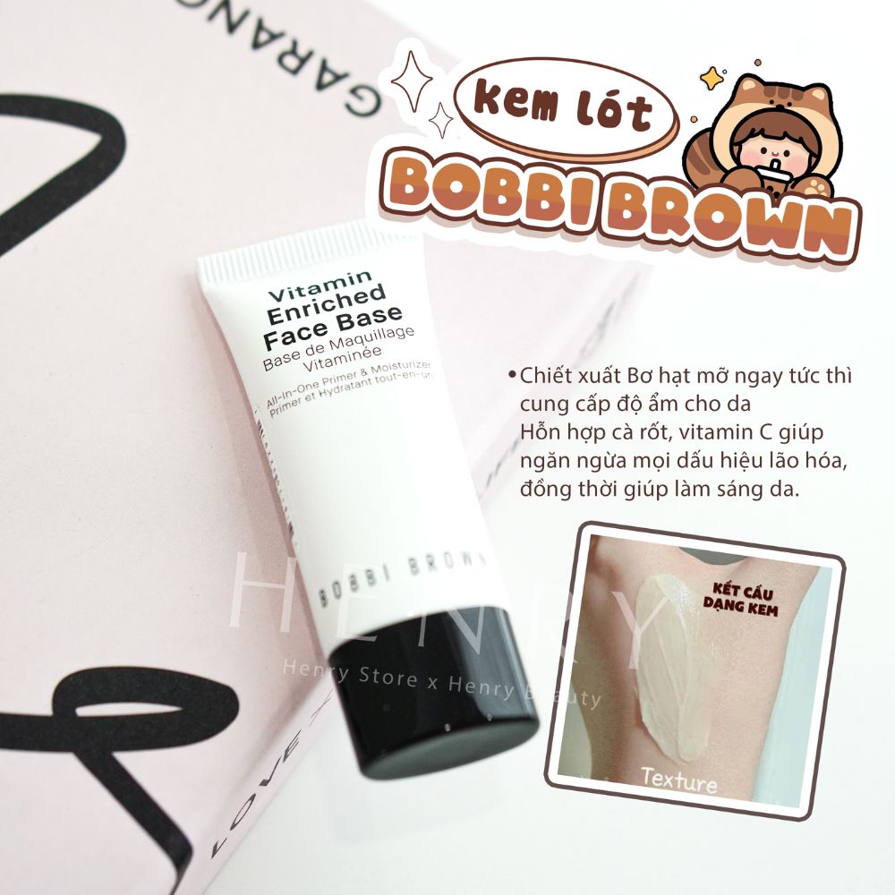 Kem Lót Dưỡng Ẩm Bobbi Brown Vitamin Enriched Face Base De Maquillage Vitaminée 15ml
