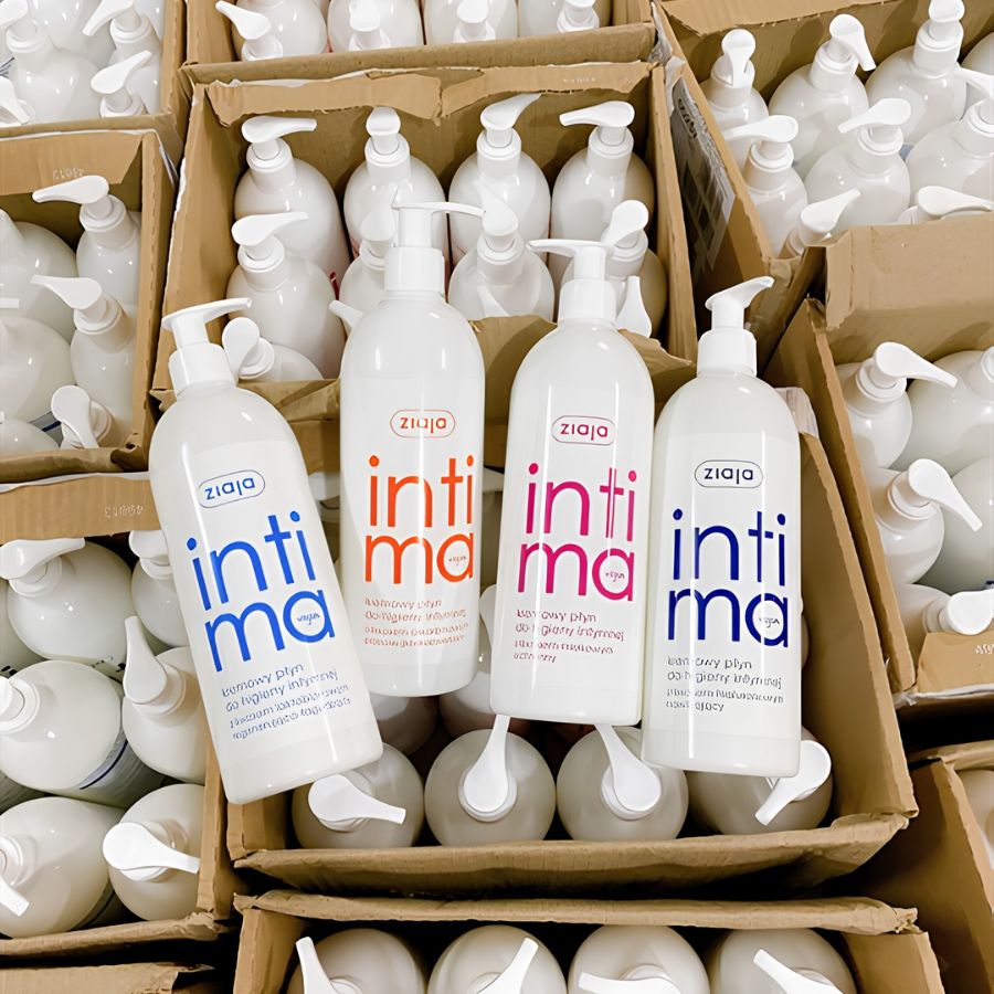 [Chai Vòi] Dung Dịch Vệ Sinh Phụ Nữ Intima Ziaja Hồng 500ml Dịu Nhẹ & Kháng Viêm