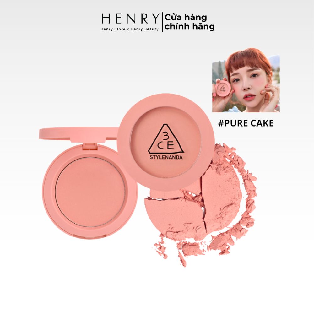 Phấn Má Hồng 3CE Stylenanda Face Blush Min Lì Siêu Xinh 5.5g