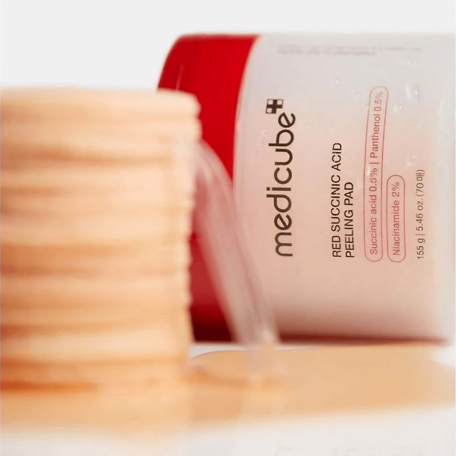 Toner Pad Medicube Red Succinic Acid Peeling Pad 70 Miếng