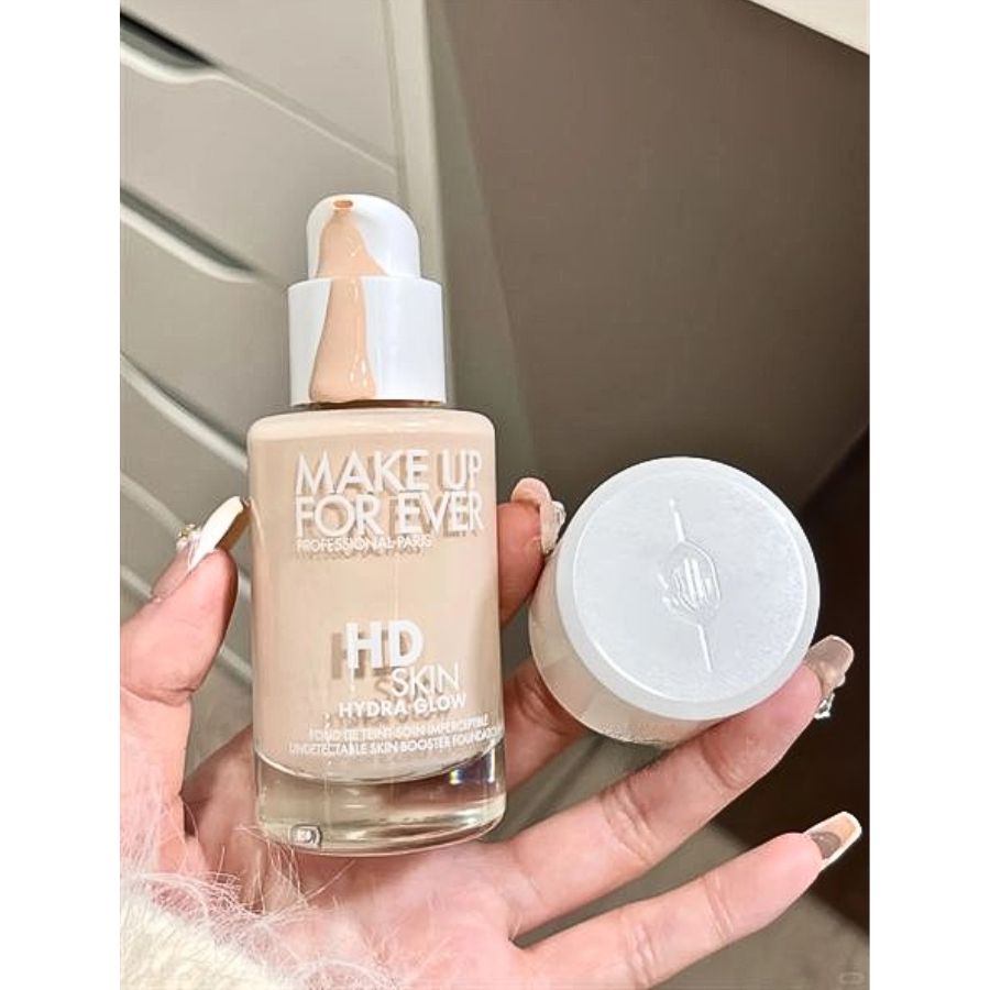 [Fullsize] Kem Nền Make Up For Ever HD Skin Hydra Glow 30ml Hiệu Ứng Da Căng Bóng & Cấp Ẩm 24H