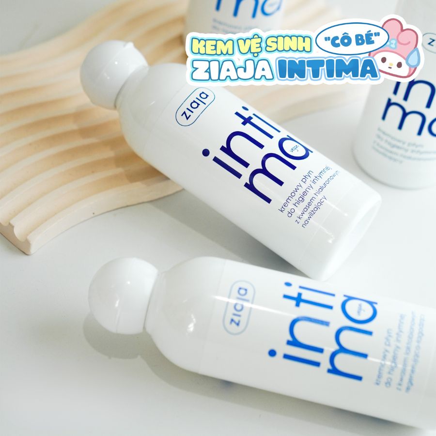 Dung Dịch Vệ Sinh Phụ Nữ Intima Ziaja Chính Hãng Màu Xanh Nhạt 500ml