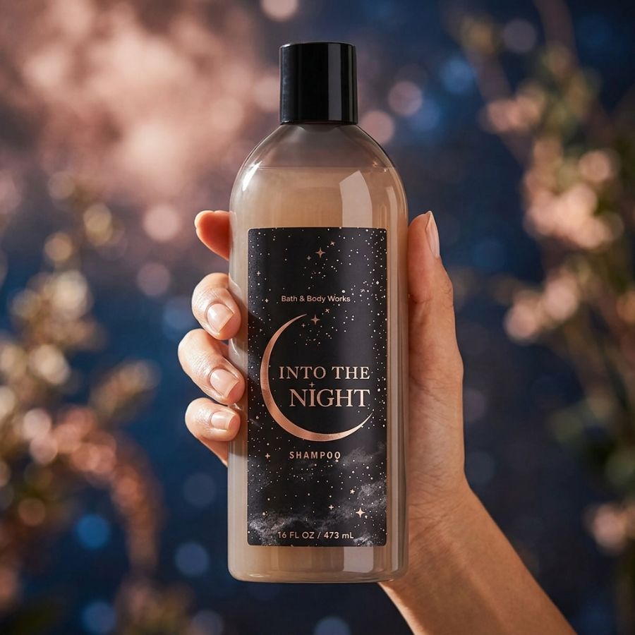 Dầu Gội Hương Nước Hoa Bath & Body Works Into The Night Shampoo 473ml Tóc Khỏe Mượt, Lưu Hương Quyến Rũ Suốt Ngày Dài