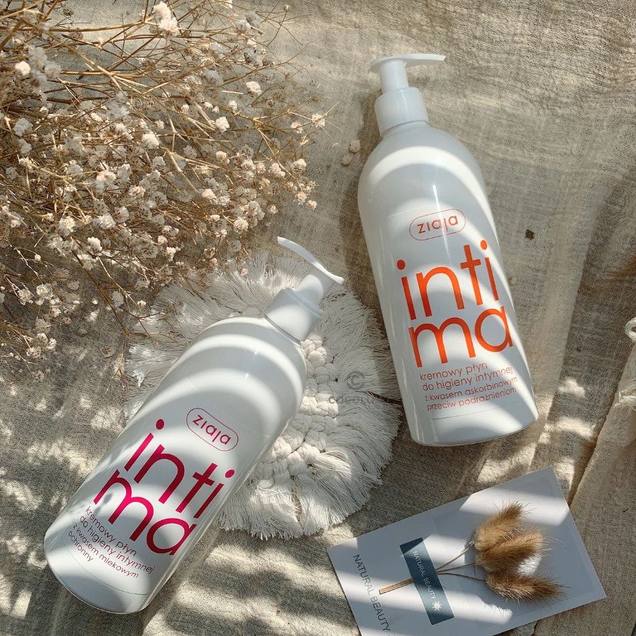 [Chai Vòi] Dung Dịch Vệ Sinh Phụ Nữ Intima Ziaja Hồng 500ml Dịu Nhẹ & Kháng Viêm