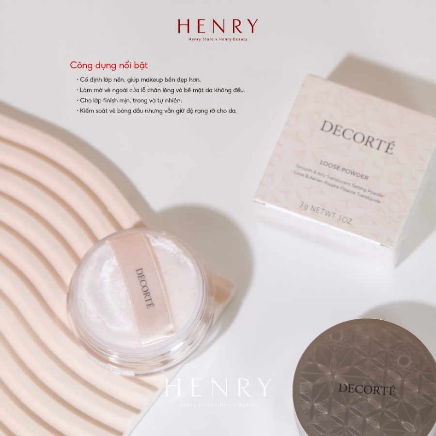 [Mini] Phấn Phủ Dạng Bột Decorté Loose Powder #00 Translucent 3g
