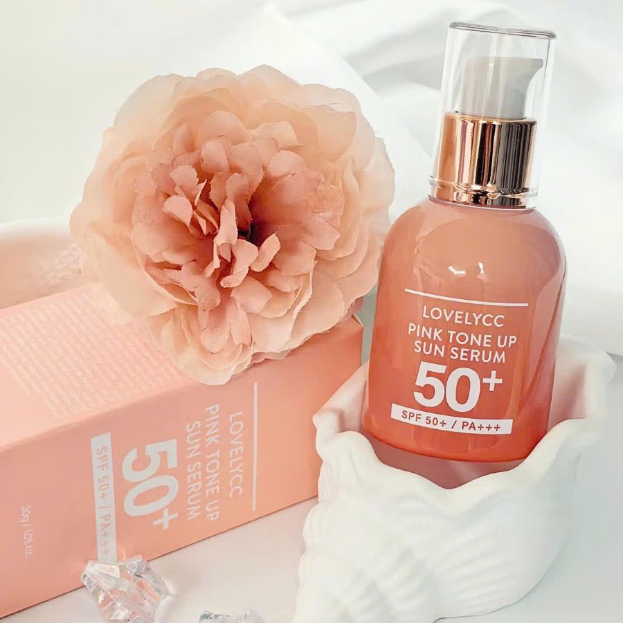 [Hàng Công Ty] Serum chống nắng LovelyCC Pink Tone Up Sun SPF50+ PA+++ 30g