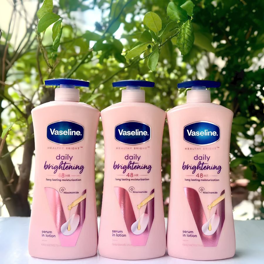 Sữa Dưỡng Thể Vaseline Healthy Bright Daily Brightening Serum In Lotion 400ml