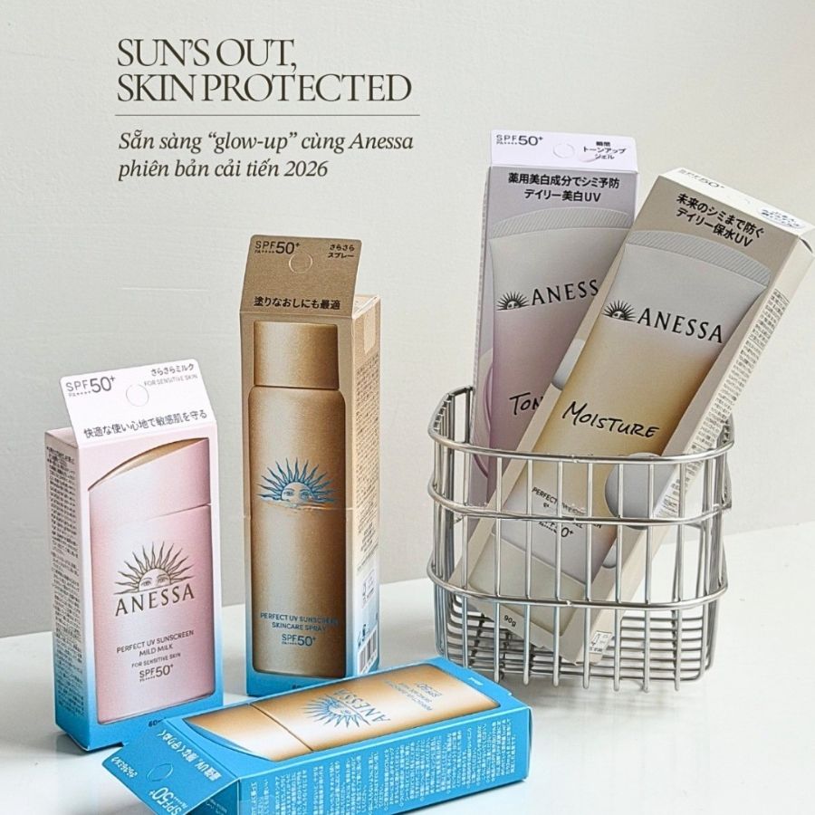[Hàng Công Ty] Kem Chống Nắng Anessa UV Sunscreen Gel 90g Mẫu Mới Nhất