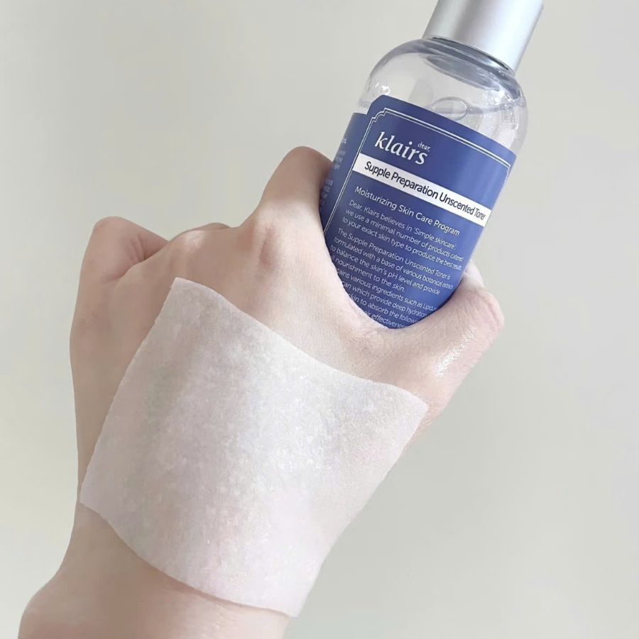 Nước Hoa Hồng Không Mùi Klairs Supple Preparation Unscented Toner 180ml Cấp Ẩm Sâu & Làm Dịu Làn Da Nhạy Cảm