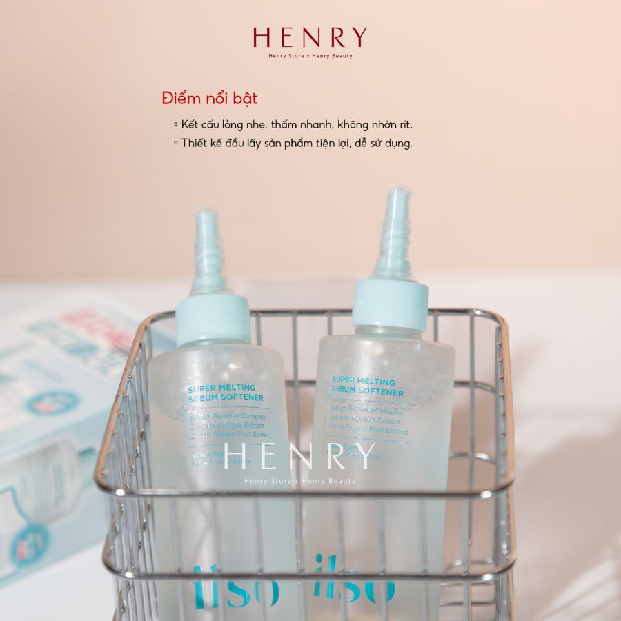 Tinh Chất Ủ Mụn Đầu Đen Ilso Super Melting Serum Softener 150ml + 40 Miếng Bông Tẩy Trang