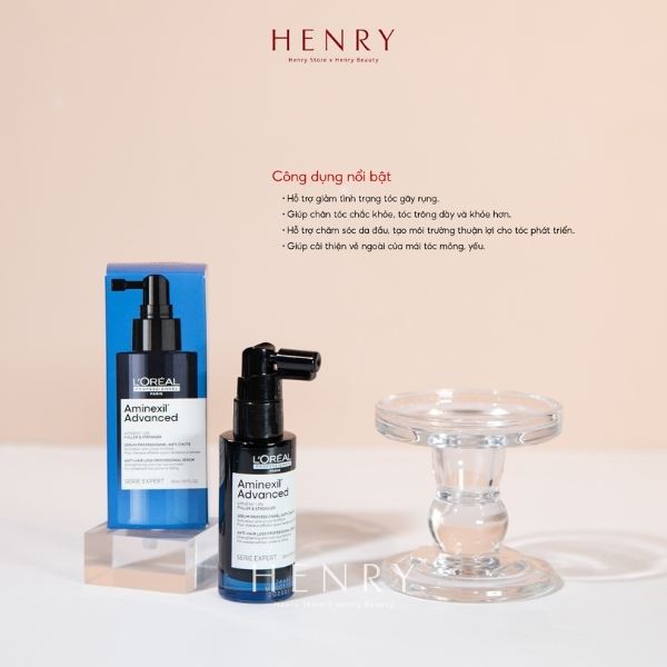 Tinh Chất Mọc Tóc L’Oréal Aminexil Advanced 30ml – Hỗ Trợ Giảm Rụng, Tăng Mật Độ Tóc