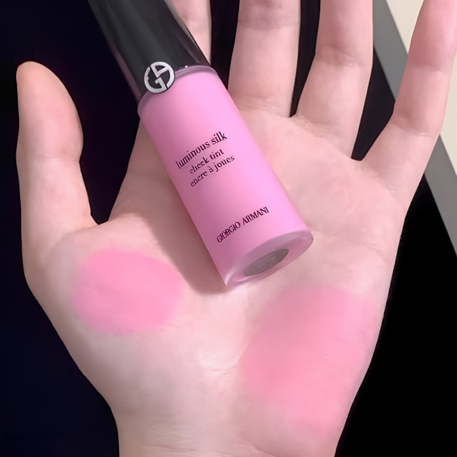 Phấn Má Hồng Armani Luminous Silk Cheek Tint #53 Bold Pink – Má Hồng Dạng Lỏng Hồng Tươi, Bền Màu Đến 12 Giờ