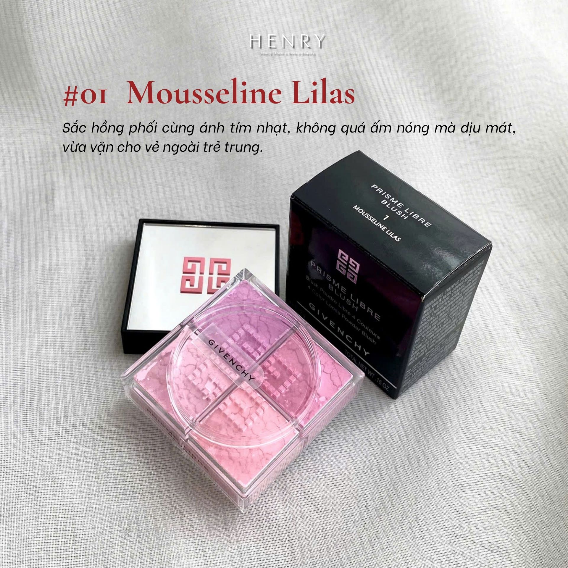 Bảng Phấn Má Hồng Givenchy Prisme Libre Blush 6g