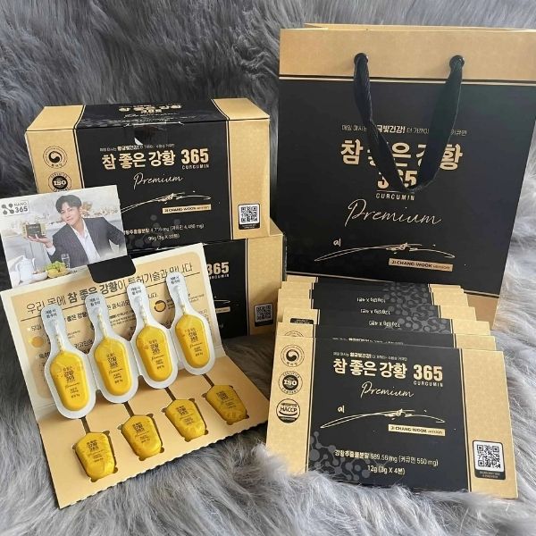 Tinh Chất Nghệ Nano Curcumin 365 Premium Hàn Quốc 32 Tép – Curcumin Nano Hỗ Trợ Sức Khỏe & Làm Đẹp