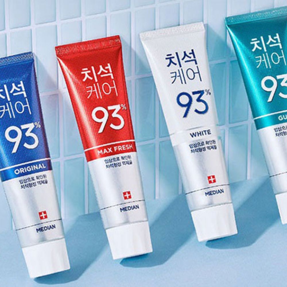 Kem Đánh Răng Median IQ 93% Trắng Răng Màu Đỏ 120g