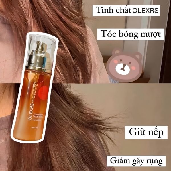 Tinh Dầu Dưỡng Tóc Olexrs Hair Salon Collagen Complex Repair Oil 80ml – Phục Hồi Tóc Hư Tổn, Mềm Mượt Và Bóng Khỏe