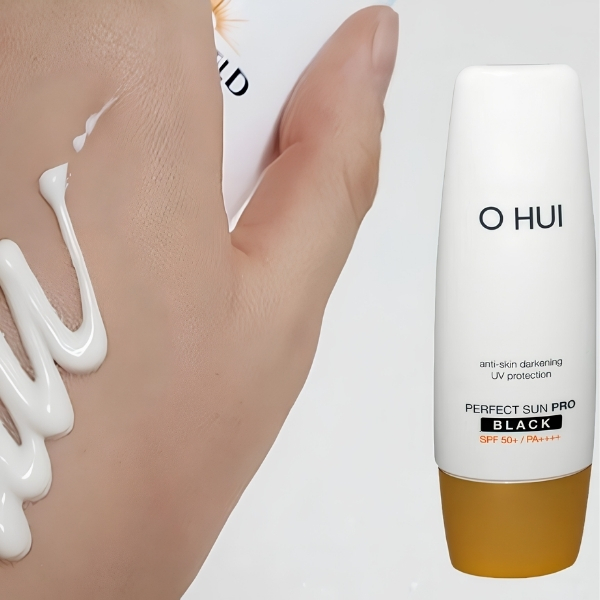 Kem Chống Nắng OHUI Day Shield Perfect Sun Black SPF50+ 30ml – Kiểm Soát Dầu, Hiệu Chỉnh Sắc Da