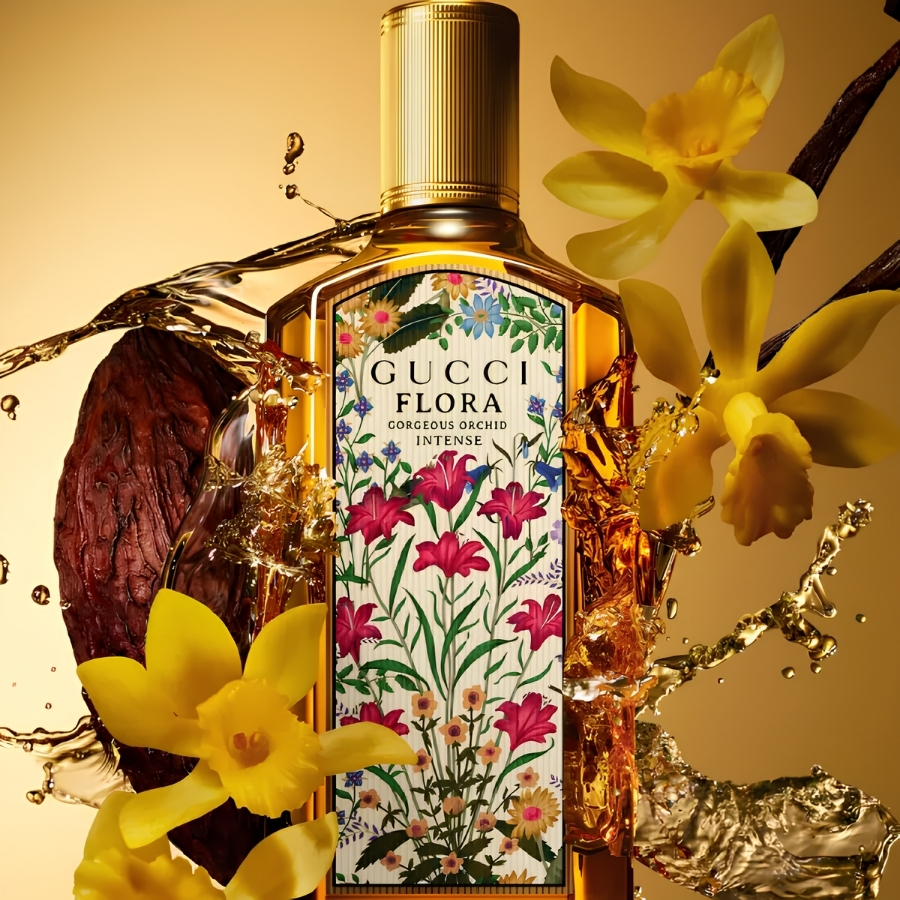 [Mini] Nước Hoa Nữ Gucci Flora Gorgeous Orchid Intense EDP 5ml – Hương Vanilla Hoa Lan Ngọt Ngào, Quyến Rũ