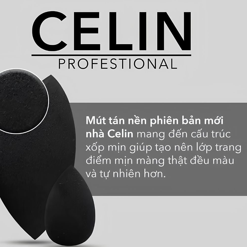 Set 2 Mút Trang Điểm Celin Professional Watertone Make-up Sponge