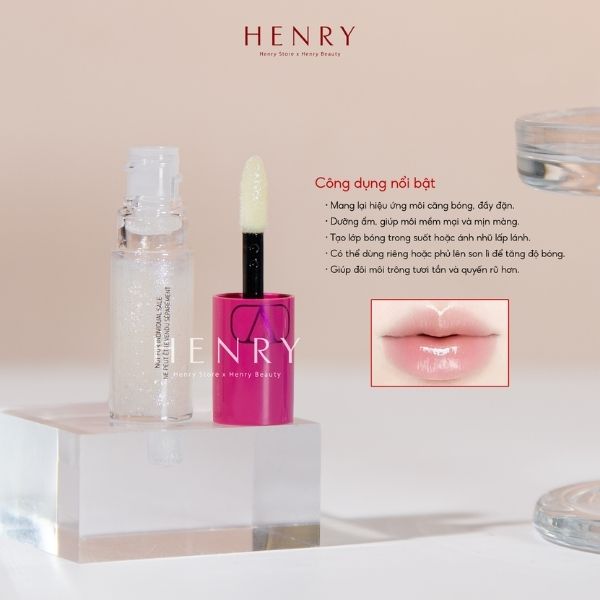 Son Kem Bóng Valentino Puffer Gloss 3.9ml – Hiệu Ứng Glass Lips Căng Mọng, Lấp Lánh